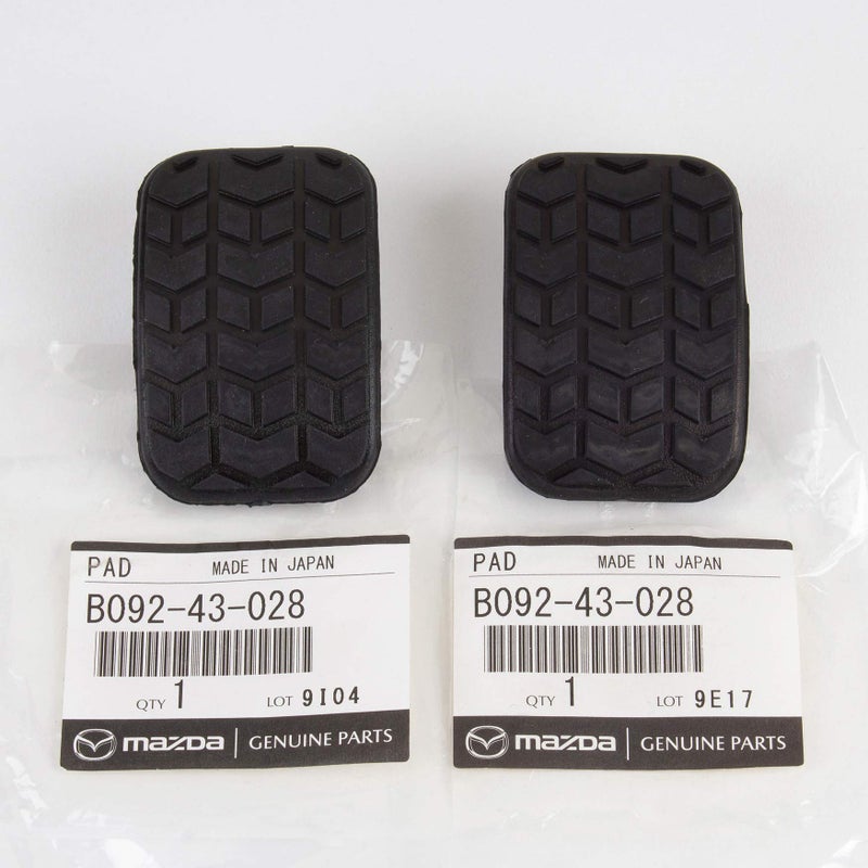MAZDA MIATA 1990-2005 & MAZDA 323 1986-1989 NEW OEM CLUTCH PEDAL PAD SET - Image 2